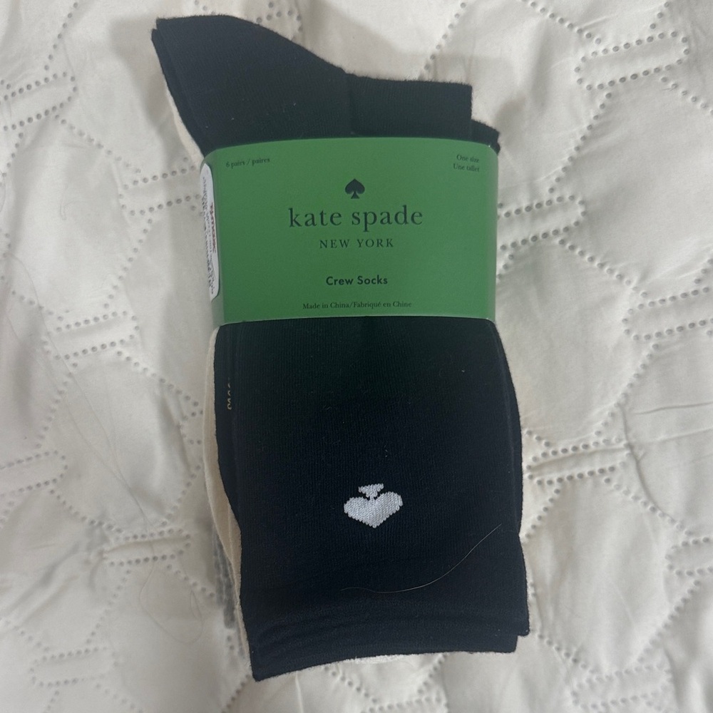 kate spade Crew Socks 3 pairs